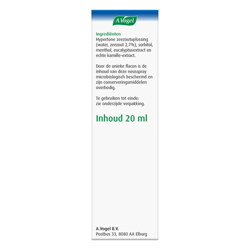 Luchtwegen & Keel<A.Vogel 2x Cinuforce Neusspray Extra Sterk + Menthol 20 ml