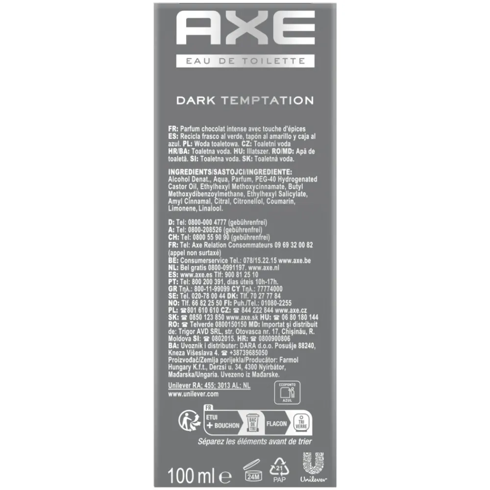 Discount 4x Dark Temptation Eau de Toilette 100 ml Voor Hem