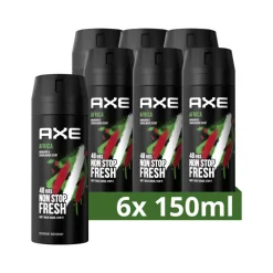 Deodorant<Axe 6x Deodorant Bodyspray Africa 150 ml