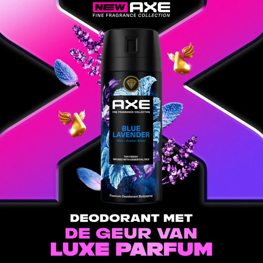 6x Deodorant Bodyspray Blue Lavender 150 ml^Axe Clearance