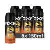 Clearance 6x Deodorant Bodyspray Sunset Fresh 150 ml Deodorant