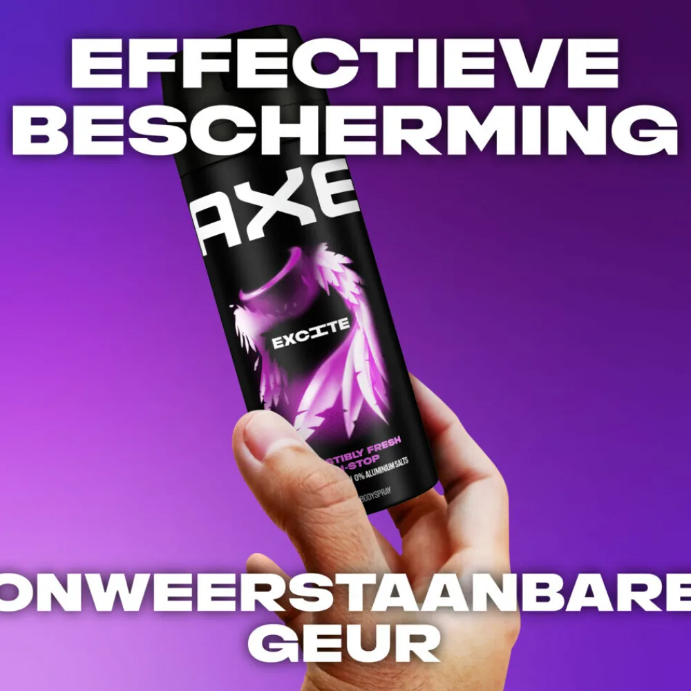 6x Deodorant Bodyspray Excite 150 ml^Axe Sale