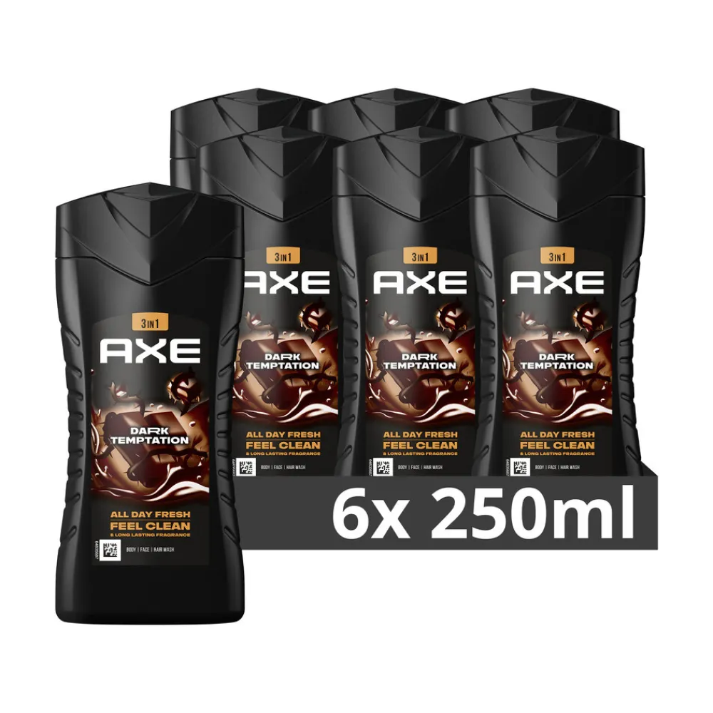 Bad & Douche<Axe 6x 3-in-1 Douchegel Dark Temptation 250 ml