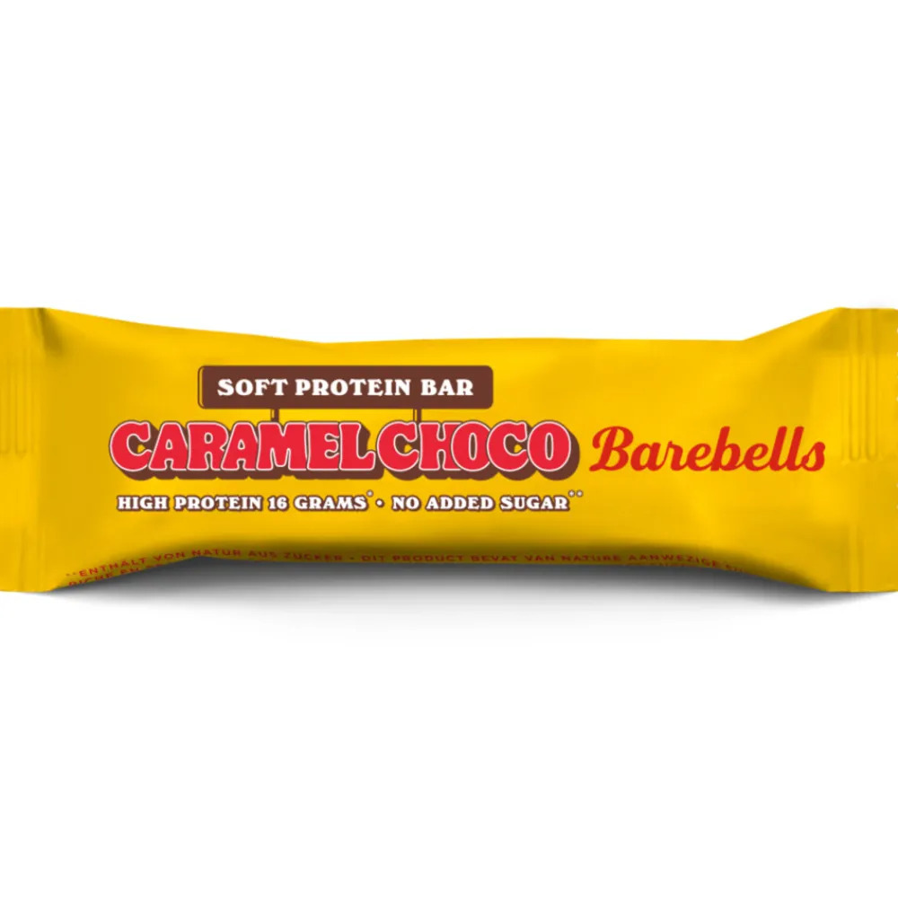 Sportvoeding & Drank|Snacks & Tussendoortjes<Barebells 12x Soft Protein Bar Caramel Choco 55 gr
