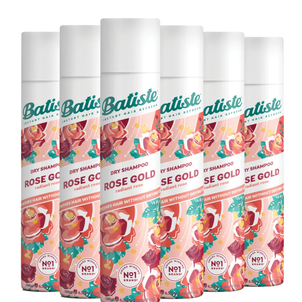 6x Droogshampoo Rose Gold 200 ml^Batiste Hot