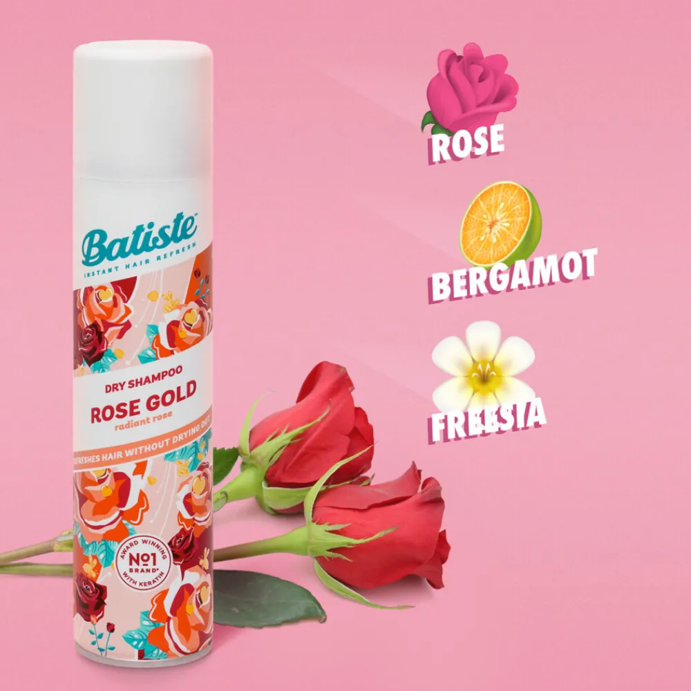 6x Droogshampoo Rose Gold 200 ml^Batiste Hot