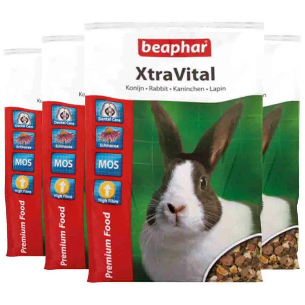 Droogvoer & Zaden<Beaphar 4x XtraVital Konijn 2,5 kg