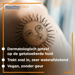 Zonbescherming<Bepanthen 2x Tattoo Zonnecrème 50 ml