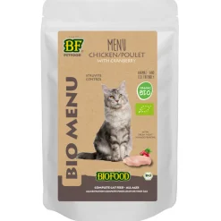 20x Biofood Kat Organic Kip Menu 100 gr^BF Petfood Sale