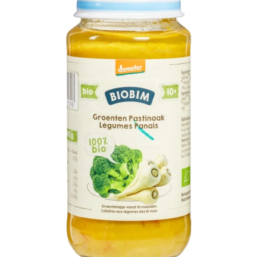 Baby & Peutervoeding<Biobim 6x Maaltijd 10+ mnd Groenten & Pastinaak 250 gr