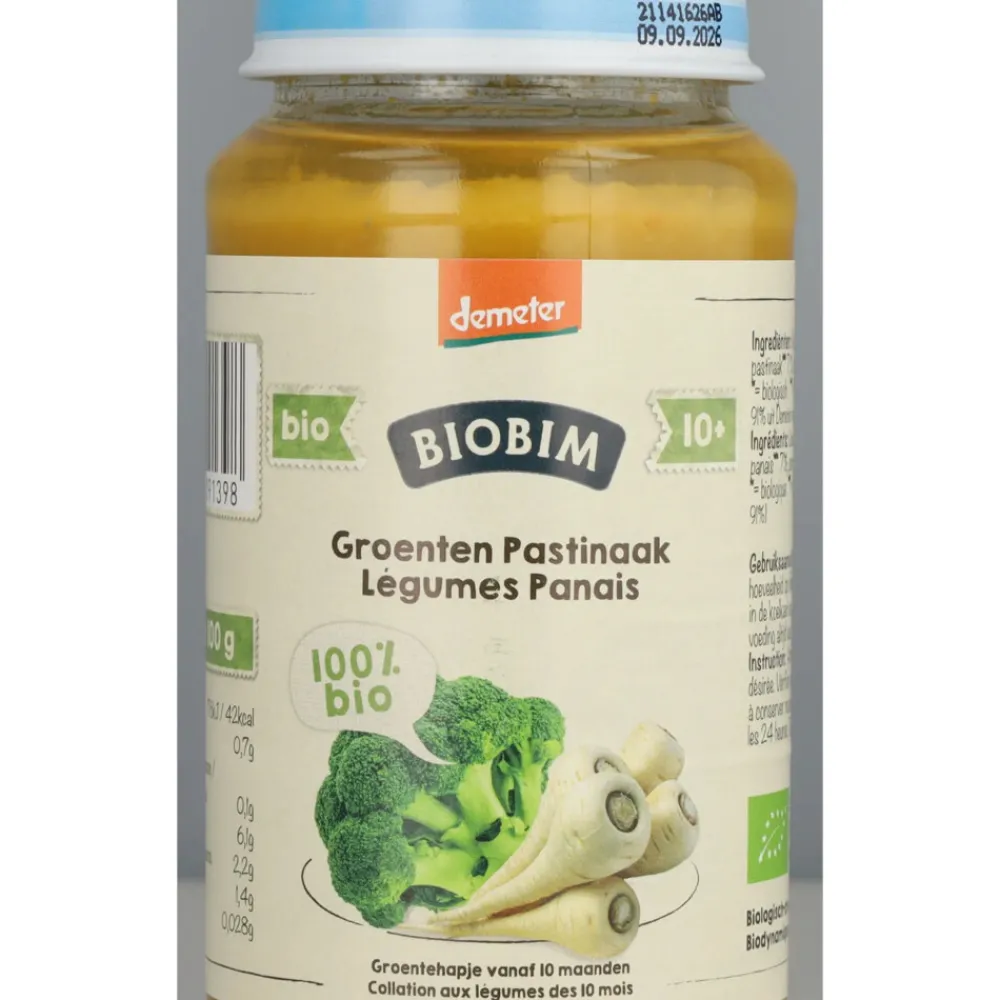 Baby & Peutervoeding<Biobim 6x Maaltijd 10+ mnd Groenten & Pastinaak 250 gr