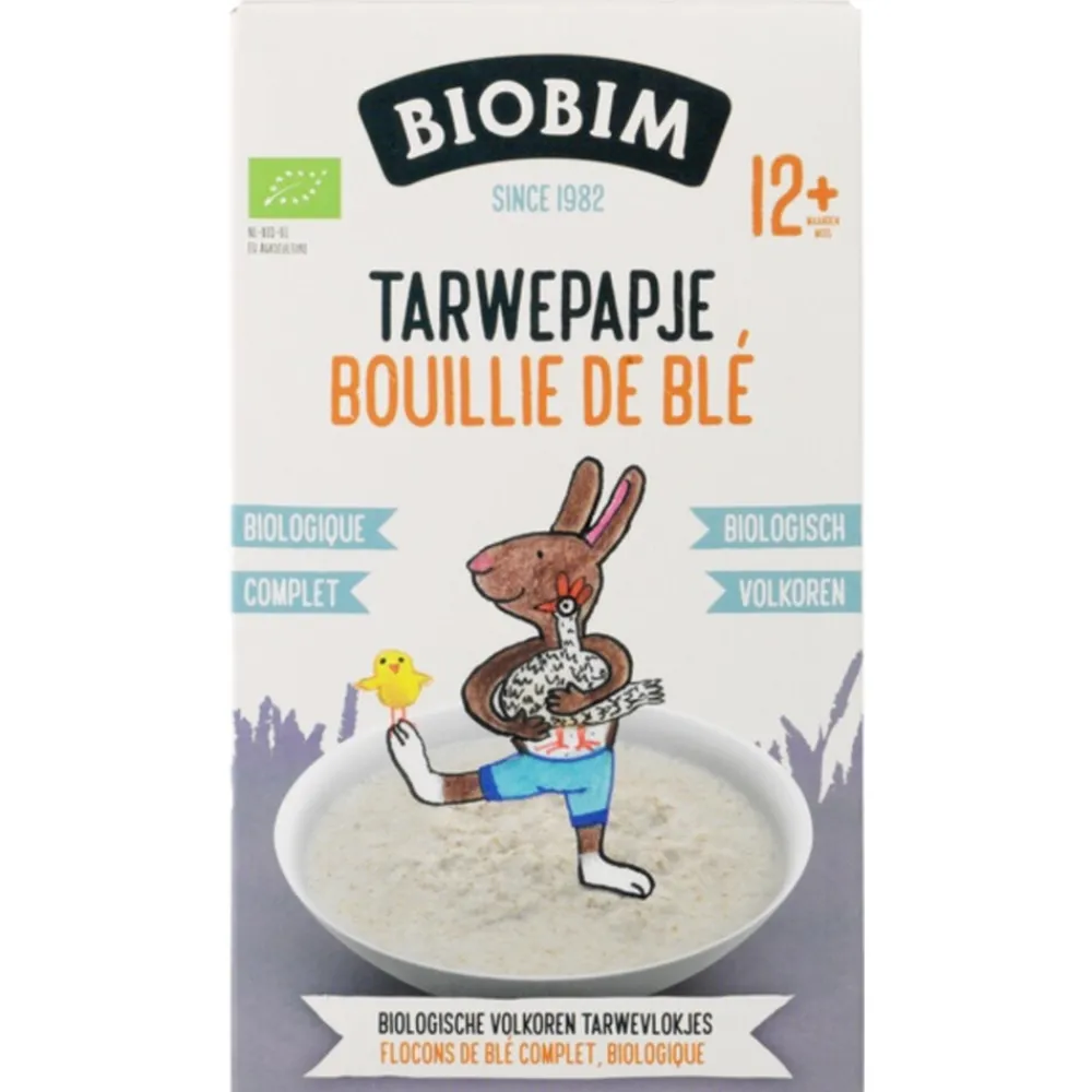 Baby & Peutervoeding<Biobim 6x Papje 12+ mnd Tarwe 200 gr