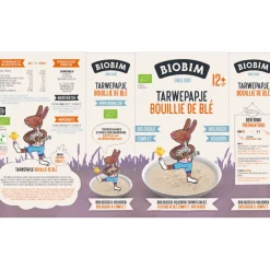Baby & Peutervoeding<Biobim 6x Papje 12+ mnd Tarwe 200 gr