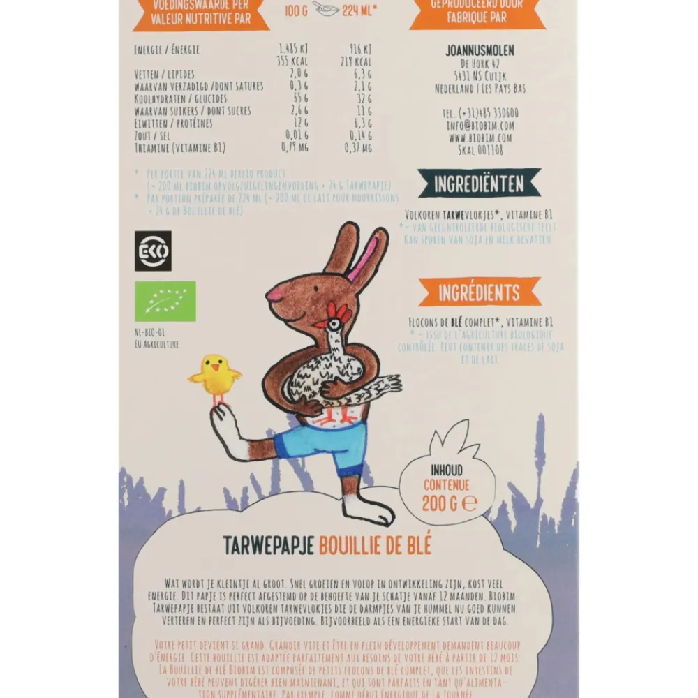 Baby & Peutervoeding<Biobim 6x Papje 12+ mnd Tarwe 200 gr