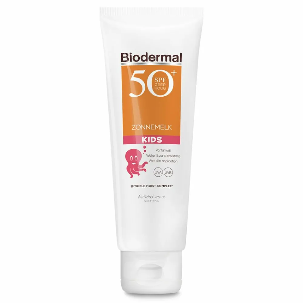 Lichaamsverzorging|Zonnebrand<Biodermal 2x Zonnemelk Kids SPF 50 125 ml