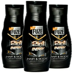 3x Fuze Douchegel Hair & Body Energy 300 ml^Body-X