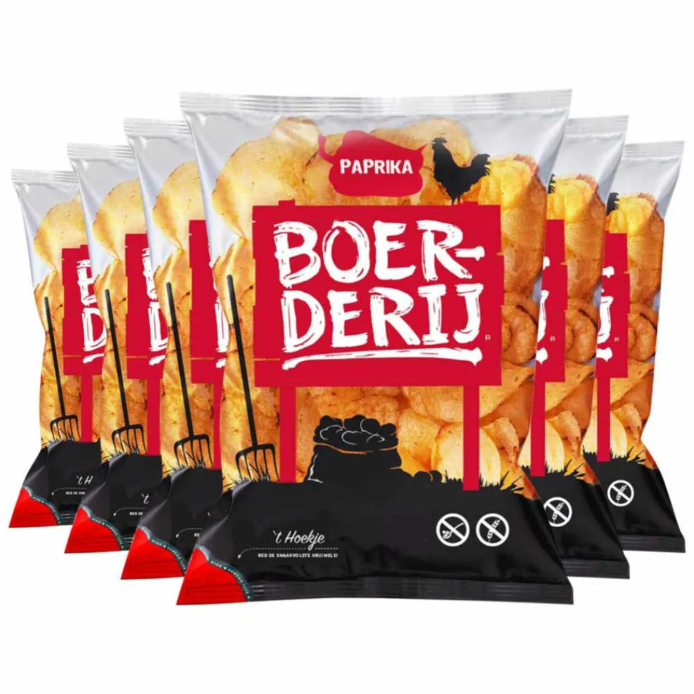 Online 6x Paprika 190 gr Snacks