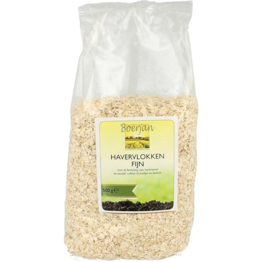 3x Havervlokken Fijn 500 gr^Boerjan