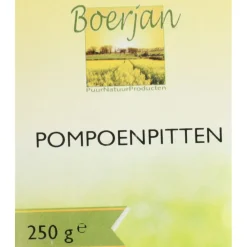 Pitten<Boerjan 6x Pompoenpitten 250 gr