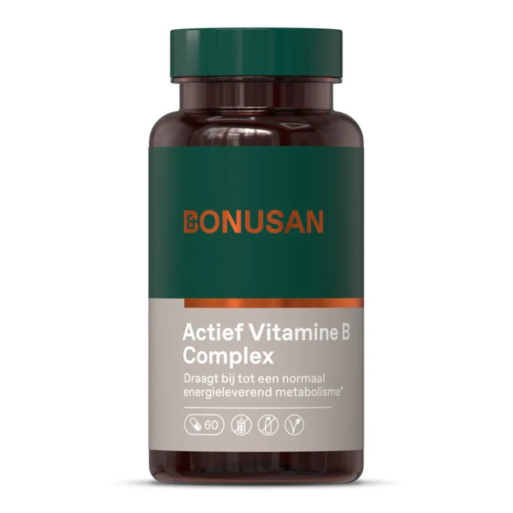 Vitaminen<Bonusan 2x Actief Vitamine B Complex 60 capsules
