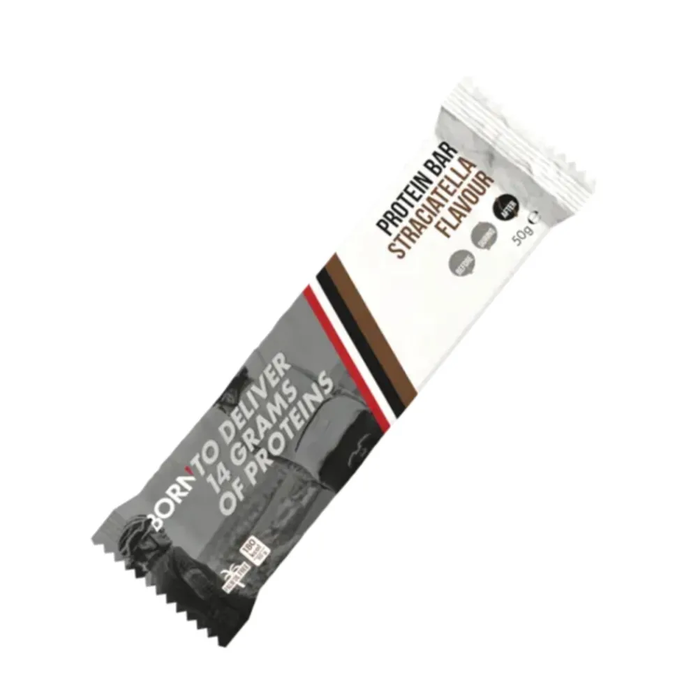 Sportvoeding & Drank<Born 5x Reep Protein Bar Straciatella 50 gr