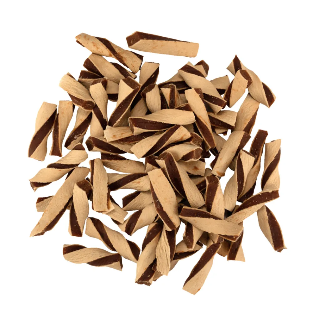 Outlet 5x Twisted Bites Hondensnack Kip - Vis 85 gr Snacks