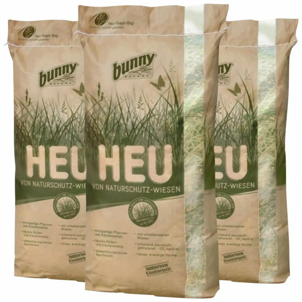 Droogvoer & Zaden<Bunny Nature 3x Natuurweide Hooi 600 gr