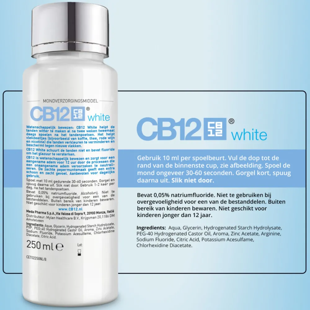 2x Mondwater White 250 ml^CB12 Online