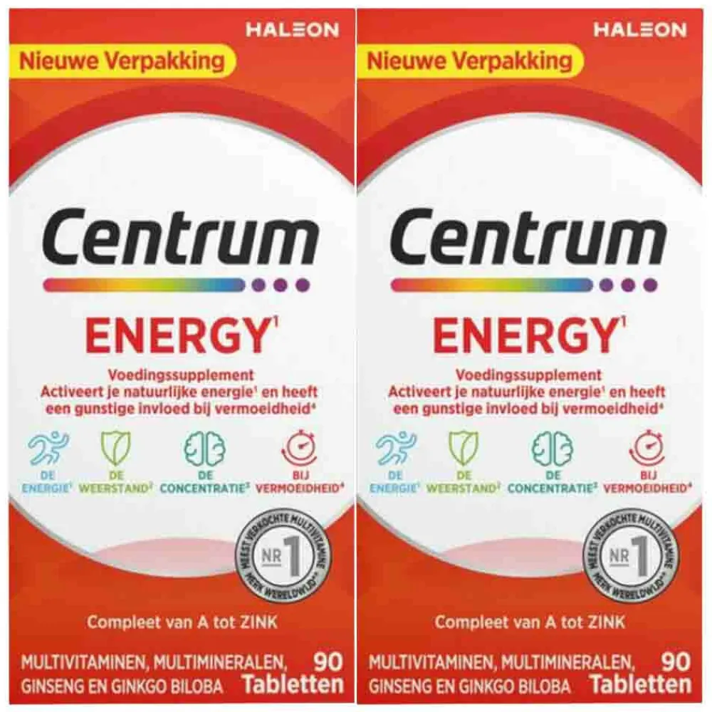 Hot 2x Energy Multivitaminen 90 tabletten Multi Vitaminen En Mineralen