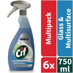 Badkamerartikelen<Cif Professional 6x Glas -en Interieurreiniger Pro Formula 750 ml