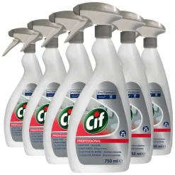 6x 2-in-1 Sanitairreiniger -en Ontkalker Pro Formula 750 ml^Cif Professional Best