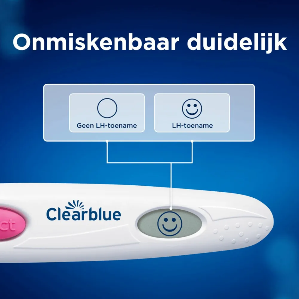 Ovulatietesten<Clearblue 6x Ovulatietest Digitaal 20 stuks