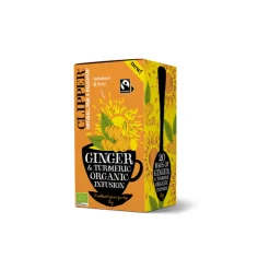 3x Thee Ginger & Tumeric 20 stuks^Clipper New
