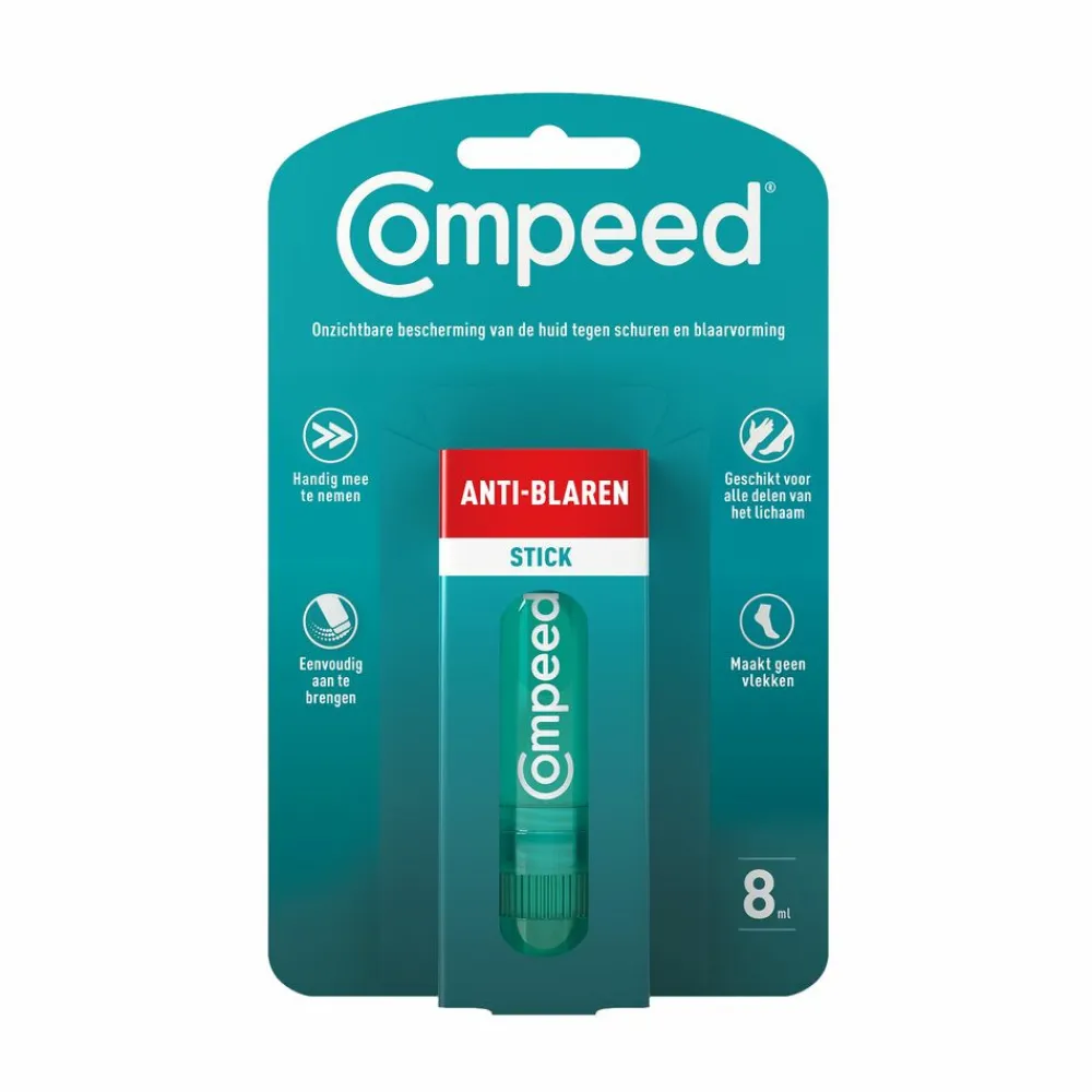 Pleisters|Voetverzorging<Compeed 2x Anti-Blaren Stick 8 mg
