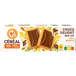 12x Chocokoek Delight Melk 126 gr^Céréal Best