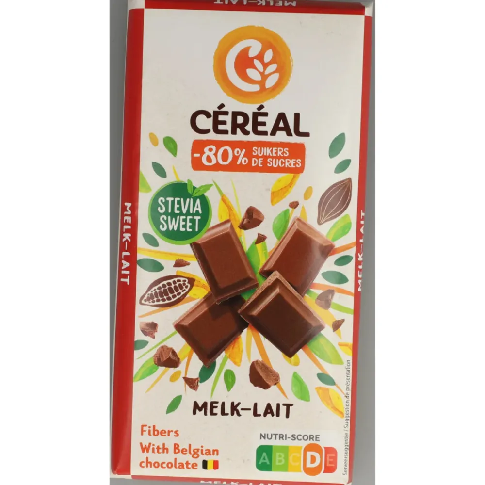 3x Chocolade Tablet Melk-Chocolade 85 gr^Céréal