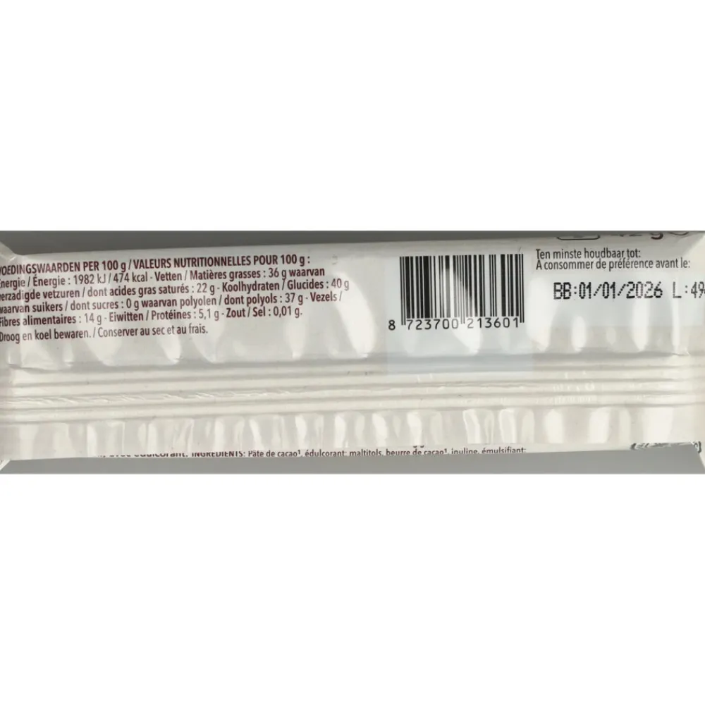 6x Chocoladereep Puur 42 gr^Céréal New