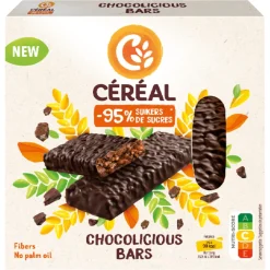 Snacks|Snacks & Tussendoortjes<Céréal 5x Chocolicious Bars 3 x 23 gr