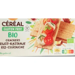 Online 8x Crackers Rijst & Kastanje 250 gr Brood & Crackers|Lactosevrij