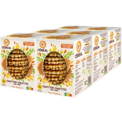 Brood & Crackers|Snacks & Tussendoortjes<Céréal 6x Galetten Fijn Suikervrij 150 gr