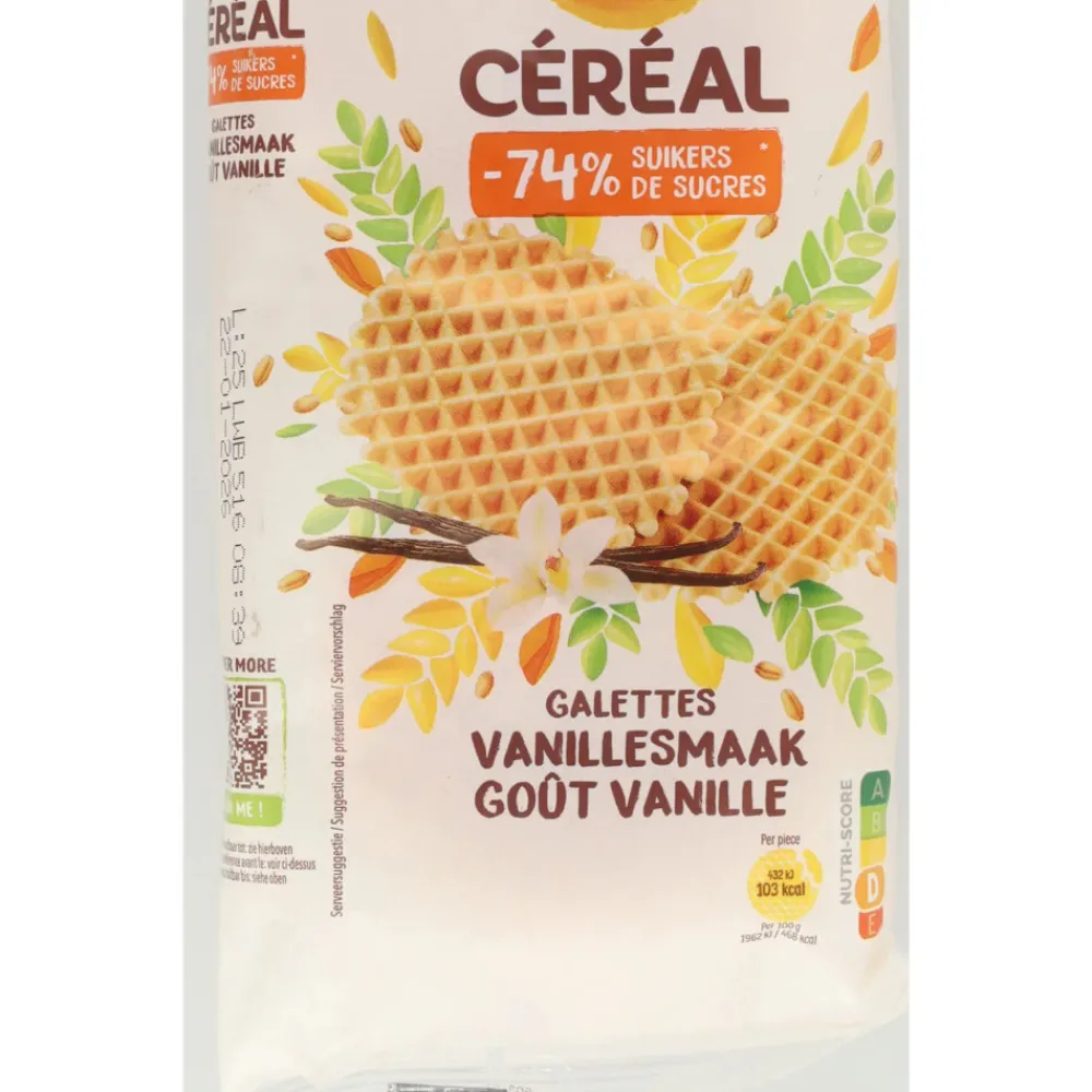 Discount 3x Galettes Vanillesmaak 175 gr Koek