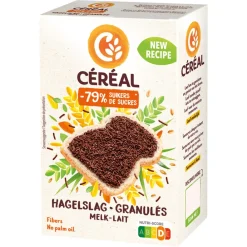 Beleg<Céréal 9x Hageslag Melk 200 gr