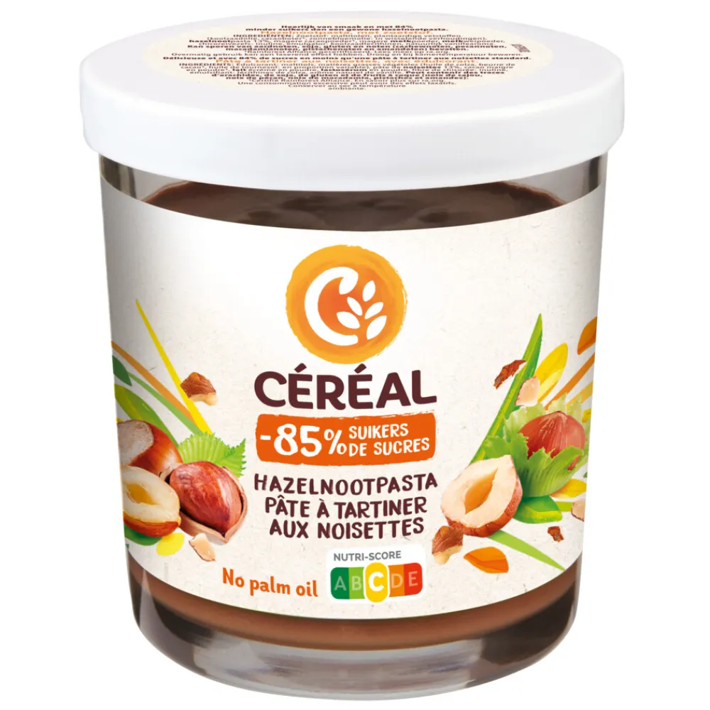 Beleg<Céréal 3x Hazelnootpasta 200 gr