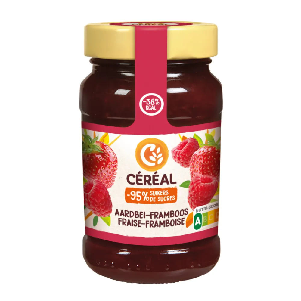 New 3x Jam Aardbei & Framboos 270 gr Beleg