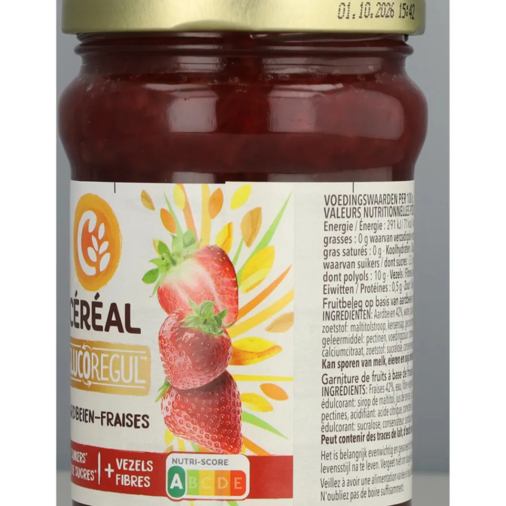 6x Jam Aardbeien 320 gr^Céréal New