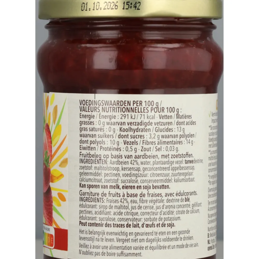 6x Jam Aardbeien 320 gr^Céréal New