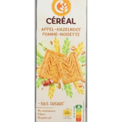 Clearance 3x Koekjes Appel-Hazelnoot 230 gr Koek