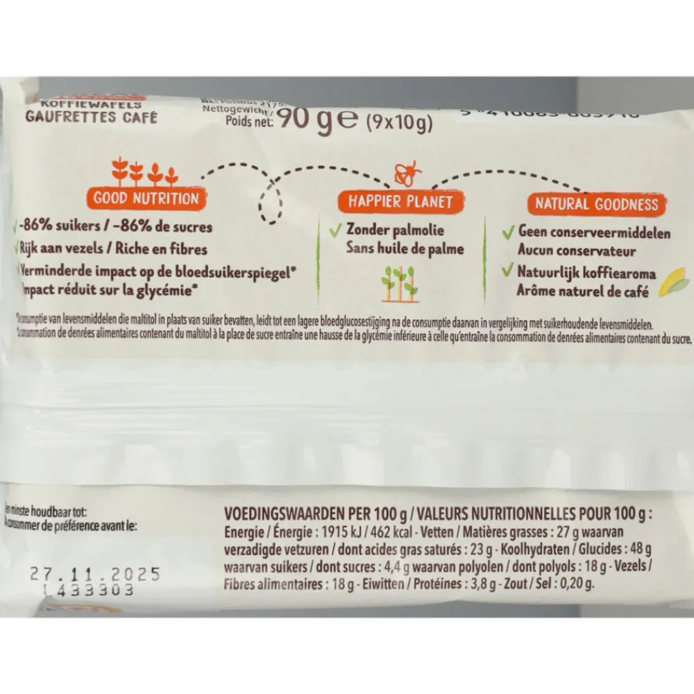 3x Koffiewafels 90 gr^Céréal Discount