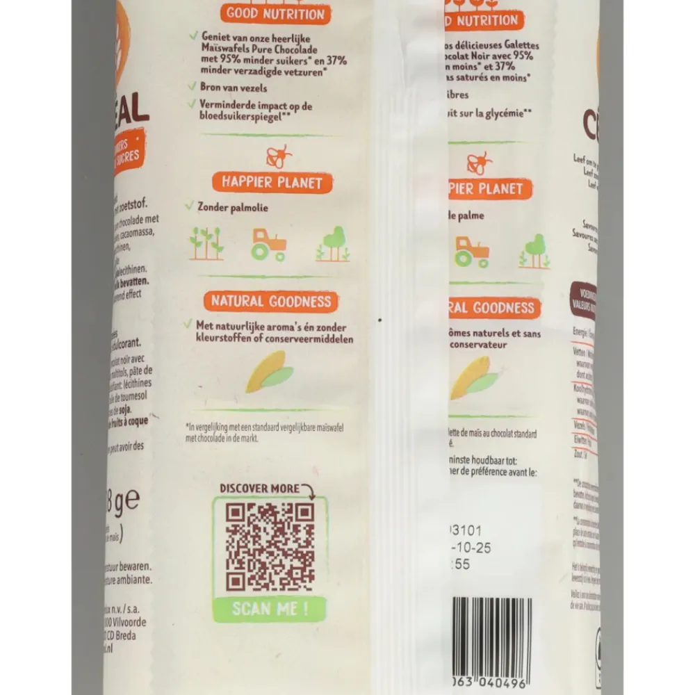 Online 3x Maiswafel Puur 108 gr Brood & Crackers