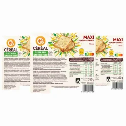 Brood & Crackers|Lactosevrij<Céréal 3x Maxi Brood 3 Zaden Glutenvrij En Lactosevrij 350 gr